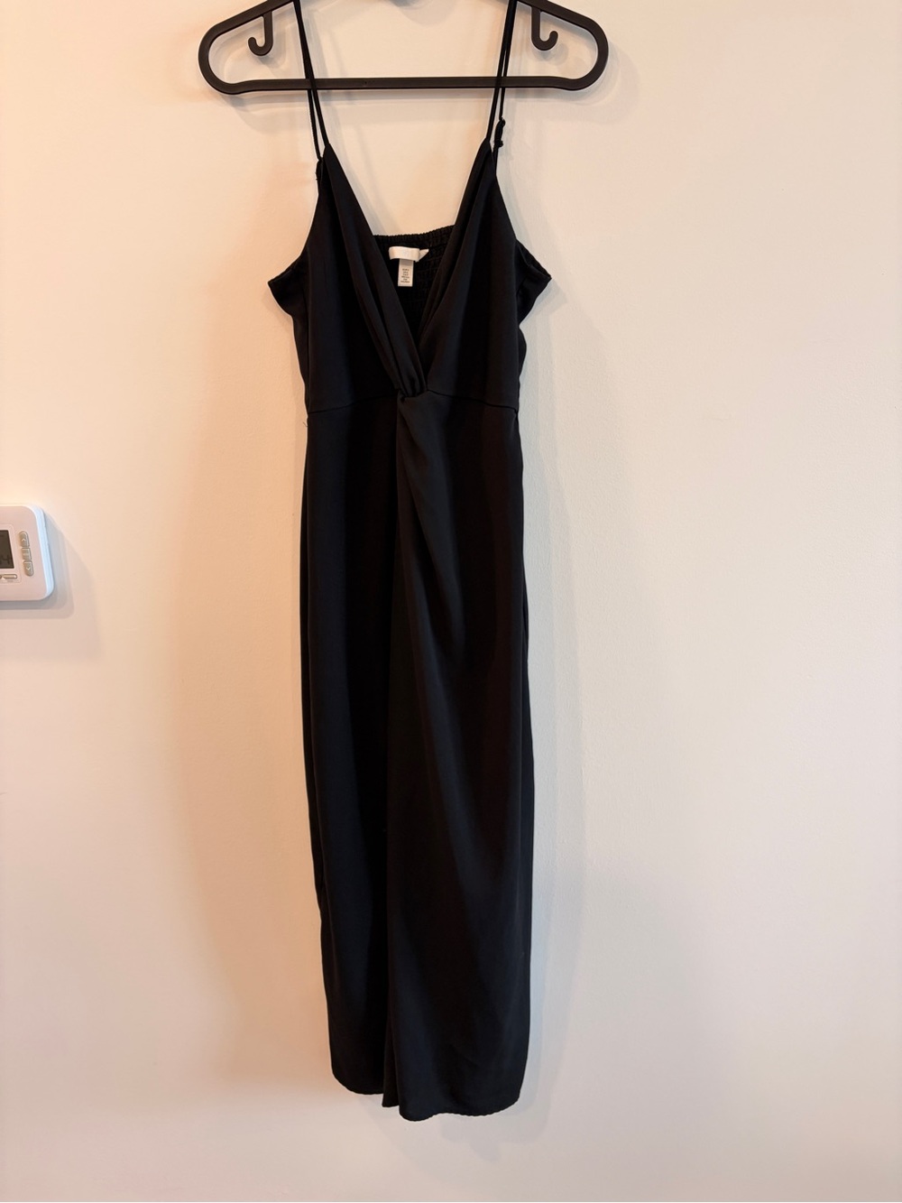 Black maxi dress
